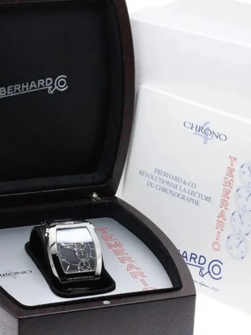 EBERHARD Chrono 4 31047 Date black Dial Automatic Men's Watch_960290